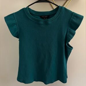 Ruffled Ribbed Top